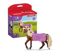 schleich 42468 Horse Club Figurine Étalon Paso Fino Spectacle équestre - Étalon Réaliste et Détaillé avec Couverture - Figurine schleich pour Garçons et Filles, Cadeau Enfant dès 5 Ans