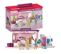 Schleich 42585 Horse Club Sofia's Beauties - Coffret de Beauté de 18 Pièces pour Figurines Chevaux avec Le Cavalier Kim - Cadeau pour Garçons et Filles à Partir de 5 Ans