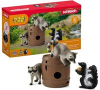 Schleich 42596 Le Plaisir de Jouer Autour d'une Noix, dès 3 Ans, Wild Life - Coffret, 6 pièces