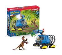 Véhicule de Capture Dino - Coffret de figurines dinosaures - Jouets Schleich 42604 Dinosaurs - Dès 4 ans
