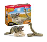 Schleich 42625 Duel Aligator/Anaconda Wild Life Multicolore