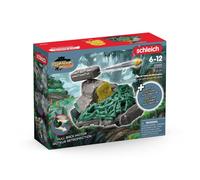 schleich 42666 Jet de la Jungle rétrofriction avec Mini Creature, dès 7 ans, ELD