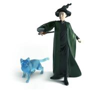 Schleich 42682 - Figurine Harry Potter Professeur Minerva McGonagall et son Patronus Chat Tigré, Jouet Enfant 6 ans et plus