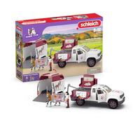 schleich 42704 Vétérinaire mobile avec van, dès 5 ans, HORSE CLUB - coffret, 90 pièces