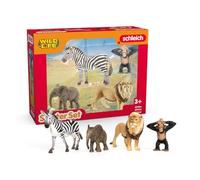 Schleich 42736 Wild Life Afrique Set de démarrage, dès 3 Ans, Wild Life - Figurine, 8 x 25 x 19 cm