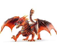 Dragon de lave,Figurine dragon schleich avec des parties mobiles, Dragon rouge jouet de la collection créature ELDRADOR pour enfants de 7 ans - schleich 70138 ELDRADOR