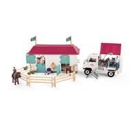 Schleich 72147 Visite vétérinaire à l'écurie, dès 5 Ans, Horse Club - Coffret 48.8 x 13.8 x 34.3 cm