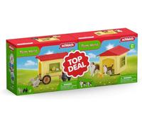 Pack promo Niche et Poulailler, coffret Schleich 72241 Farm World - pour Enfants dès 3 ans