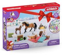 schleich 98982 Calendrier de l'avent Horse Club 2023, dès 5 ans, HORSE CLUB - coffret, 24 pièces