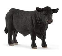 Schleich Figurine de ferme Taureau Black Angus 13879 – Animaux de ferme détaillés, 14 x 4 x 7 cm