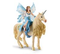 Schleich BAYALA 42508 - Ensemble de 4 Pièces avec Fée Eyela et sa Licorne Dorée - Jouet Amusant et Durable aux Détails Scintillants - pour Garçons et Filles - Cadeau pour Enfants à Partir de 5 Ans