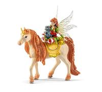 Schleich BAYALA 70567- Ensemble de 3 Pièces avec Fée Marween et sa Licorne Scintillante - Comprend Une Figurine de Fée Magique et Une Licorne pour des Jeux Imaginatifs - Cadeau pour Enfants dès 5 Ans