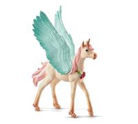 Schleich bayala 70575 - Licorne décorative Pégase poulain, figurine animalière