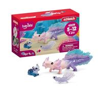 schleich BAYALA | Axolotl Maman et Bébés 42628 | Figurines détaillées et féeriques | idée Cadeau Magique pour Filles et garçons | Set de Collection de 3 pièces | Jouet dès 5 Ans
