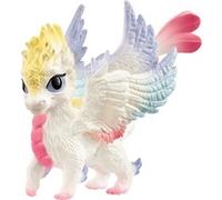 Schleich 70825 Bébé Dragon Arc-en-Ciel, dès 5 Ans, BAYALA - Figurine, 6 x 10 x 7 cm