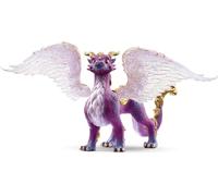 Schleich Figurine Dragon du Ciel Nocturne 70762 — Ailes mobiles transparentes, aimant, 15x10x18 cm