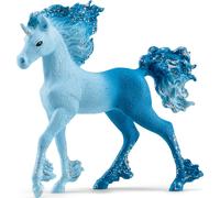 Schleich Bayala Elementa Licorne à flamme d'eau Poulain, figurine de jeu