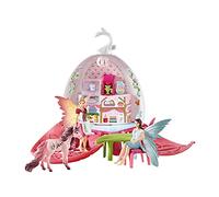 Schleich BAYALA | Fleur de Café des Elfes 42526 | 21 pièces | Coffret de jeu à partir de 5 ans | coffret avec figurines, nombreuses fonctions et accessoires