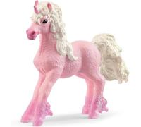 schleich BAYALA | Poulain Licorne Fleuri 70832 | Figurines fantastiques et détaillées | Cadeau pour Filles et garçons | Figurines Magiques à Collectionner | Figurine dès 5 Ans | 9 x 3 x 8 cm