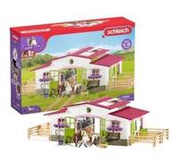 Schleich - Centre Équestre Avec Cavaliere Et Chevaux - 42344