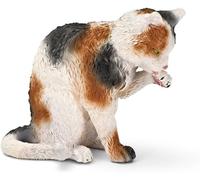 Schleich Figurine Chat faisant sa toilette 13675 Collector 2010