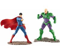 Schleich DC Comics Superman vs Lex Luthor, Superhéros, Méchant, Figurine, Figurine de jeu, Figurine, 22541