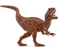 Schleich – Figurine dinosaure Allosaure 15043 – Mâchoire mobile, détails réalistes, marron