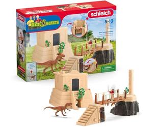 Schleich Dinosaurs | Aventures au Temple Perdu 42657 | 124 pièces | Coffret de jeu à partir de 5 ans | coffret avec figurines, nombreuses fonctions et accessoires