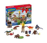 schleich 98984 Calendrier de l'avent Dinosaurs 2023, dès 5 ans, DINOSAURS - coffret, 24 pièces