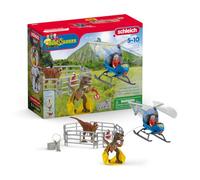 schleich 72216 Capture des dinosaures, dès 5 ans, DINOSAURS - coffret, 28 pièces