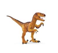 Schleich Figurine Vélociraptor 15045 – mâchoire et bras mobiles – Orange