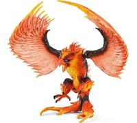 Schleich ELDRADOR | Aigle de Feu 42511 | dès 7 Ans | 17 x 13 x 13 cm | Figurine de monstre ELDRADOR schleich avec ailes mobiles | jouet d’action impressionnant