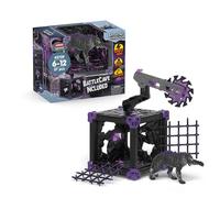 Schleich Coffret BattleCave Tigre des Ténèbres – caverne empilable, scie et trappe, 27 pièces