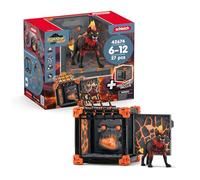 Schleich ELDRADOR Creatures | BattleCave Hyène de Lave 42674 | Set avec Battle Cave ELDRADOR, Monstre, Mur de tir et Cristal | Caves empilables pour créer Une arène | Jouet dès 7 Ans | 27 pièces