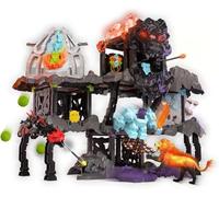 schleich ELDRADOR Creatures | MasterCave Smashrador 42757 | Coffret avec 4 BattleCaves, 4 Minis, Robot, Lion de Lave & Super Cristal | Fonctions variées & Accessoires | Dès 6 Ans | 119 pièces