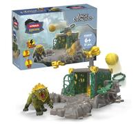 Schleich ELDRADOR | Forteresse de la Jungle 42809 | 51 pièces | Coffret de jeu à partir de 6 ans | coffret avec figurines, nombreuses fonctions et accessoires