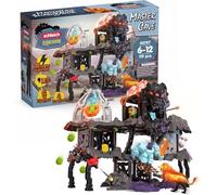 schleich ELDRADOR | MasterCave Smashrador 42757 | Dès 6 Ans | 119 pièces | Coffret avec 4 BattleCaves, 4 Minis, robot, lion de lave & Super Cristal | Fonctions variées & accessoires