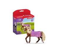 schleich 42468 Horse Club Figurine Étalon Paso Fino Spectacle équestre - Étalon Réaliste et Détaillé avec Couverture - Figurine schleich pour Garçons et Filles, Cadeau Enfant dès 5 Ans