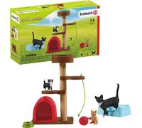 Schleich Farm World Aire de jeu pour chats adorables 42501