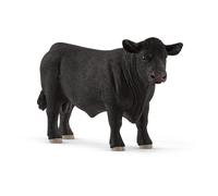 Schleich Figurine de ferme Taureau Black Angus 13879 – Animaux de ferme détaillés, 14 x 4 x 7 cm
