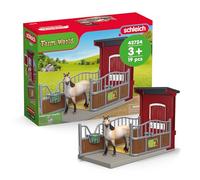 Schleich Farm World | Box avec Jument Mustang 42724 | 19 pièces