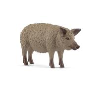 Schleich Figurine Cochon Mangalica Farm World – 3 x 10 x 6 cm – Dès 3 ans – Marron