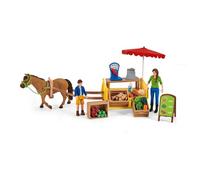 schleich FARM WORLD Étal mobile de la ferme