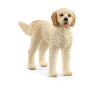 SCHLEICH Farm World Goldendoodle Toy Figure, Tan (13939)