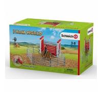 Schleich Farm World Rodéo avec un cowboy 41419 Rodéo Series Figurine Ferme
