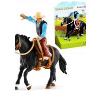 Schleich Farm World Rodeo Series Bronco Buster Cowboy 41416 Cheval