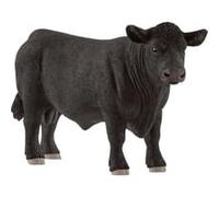 Schleich Farm World | Taureau Black Angus 13879 | Figurine de Ferme Animaux de Ferme détaillés | Idée Cadeau pour Filles & garçons | Jouet Ferme dès 3 Ans | 14 x 4 x 7 cm