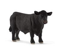 Schleich Farm World | Taureau Black Angus 13879 | dès 3 Ans | 14 x 4 x 7 cm | Figurine de ferme schleich | Animaux de ferme détaillés | Idée cadeau pour filles & garçons