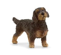 Schleich Figurine Teckel à poil dur 13972 Farm World – Dès 3 ans – 2 x 7 x 4 cm