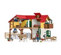 Schleich Ferme avec étable et Animaux, Grand, Multicolore